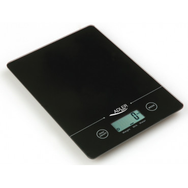 Adler Kitchen scales Adler AD 3138 Maximum weight (capacity) 5 kg, Graduation 1 g, Display type LCD, Black