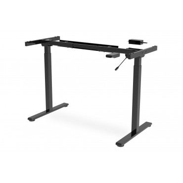 Digitus Desk frame, 71.5 - 121.5 cm, Maximum load weight 70 kg, Black