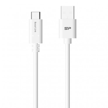 Silicon Power USB A to Micro USB-C cable LK10AC White