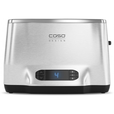 Caso Toaster Inox Stainless steel, Stainless steel, 1050 W, Number of slots 2, Number of power levels 9, Bun warmer included