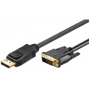 Goobay 51961 DisplayPort/DVI-D adapter cable 1.2, gold-plated, 2m