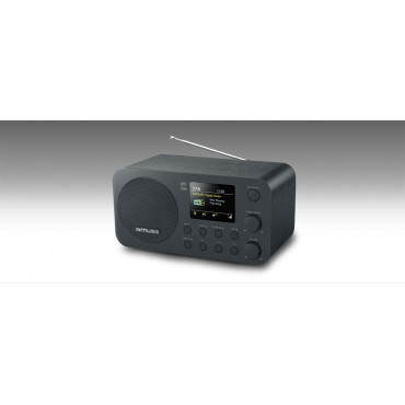 Muse Table Radio DAB+/FM with Bluetooth M-128 DBT Alarm function, NFC, AUX in, Black