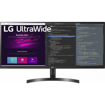 LG UltraWide Monitor 34WN700-B 34 ", IPS, 3440 x 1440 pixels, 21:9, 5 ms, 300 cd/m , Black