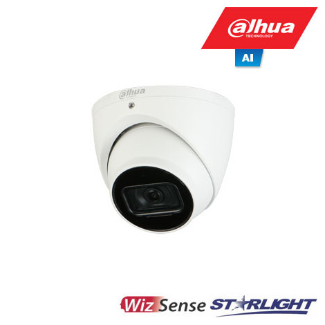 IP kamera HDW3841EM-AS 8MP, IR pašvietimas iki 30m, 2.8mm 108 , SMD, IVS, AI