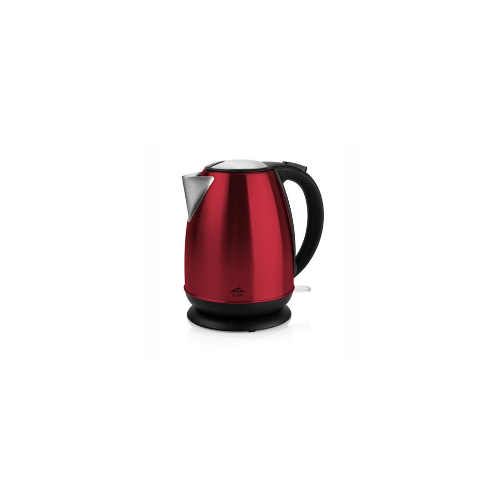 ETA Kettle 359090010 Standard, Stainless steel, Red, 2200 W, 1.7 L, 360 rotational base