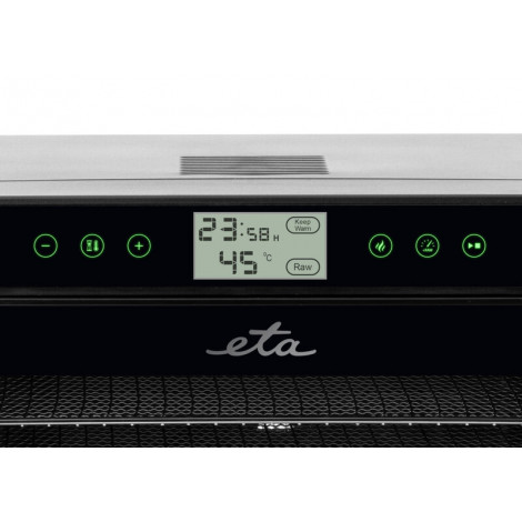 ETA Fruit dryer Vital Air II ETA230290000 Power 245 W, Number of trays 10, Temperature control, Integrated timer, Black
