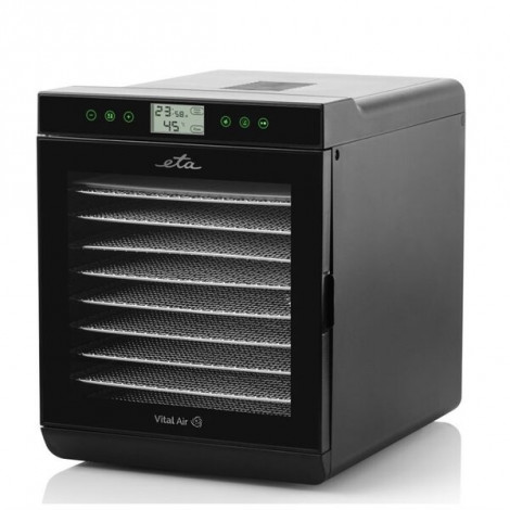 ETA Fruit dryer Vital Air II ETA230290000 Power 245 W, Number of trays 10, Temperature control, Integrated timer, Black
