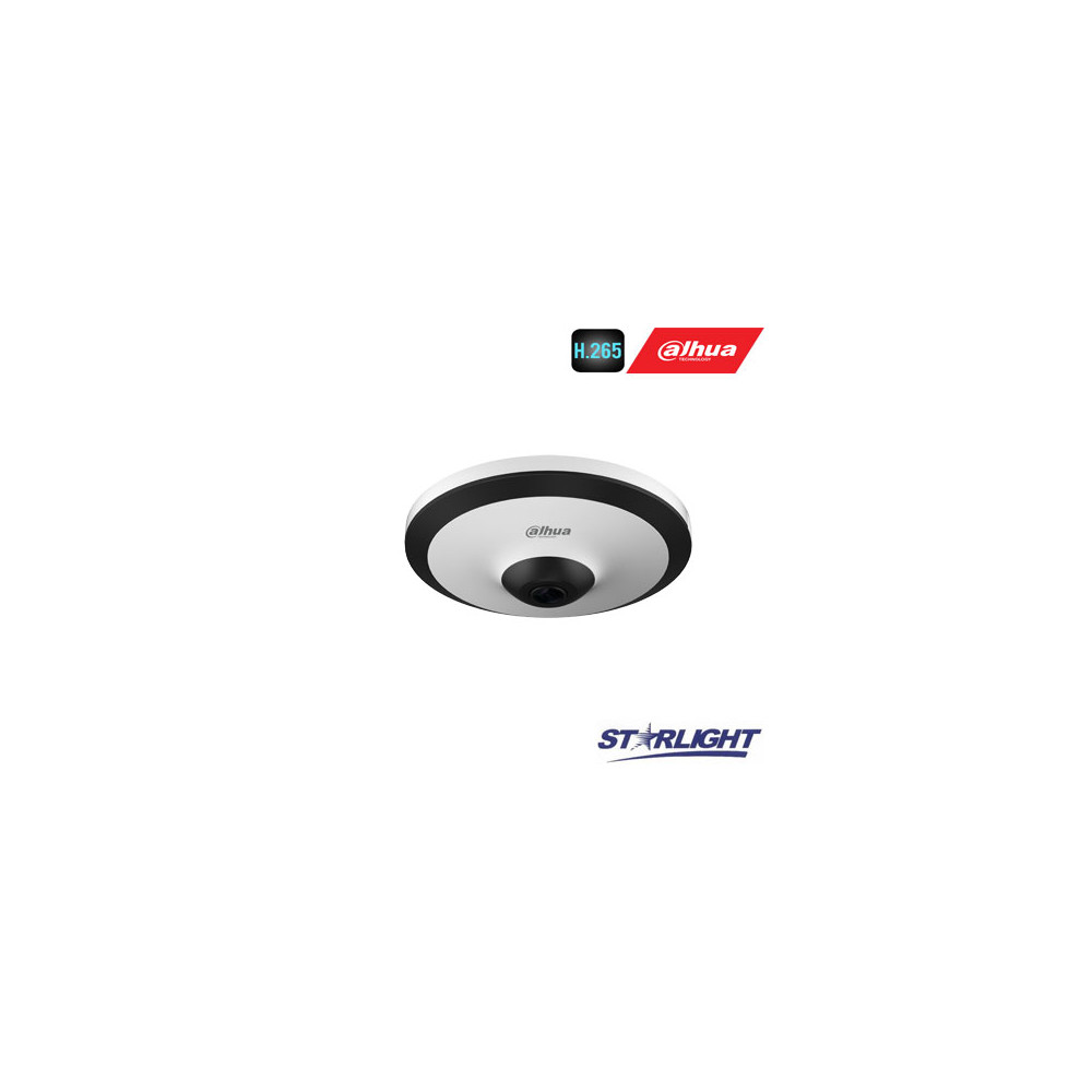Fish-Eye IP kamera EW5541-AS. STARLIGHT 5MP 25fps. 360 , IR iki 10m., IVS, WDR