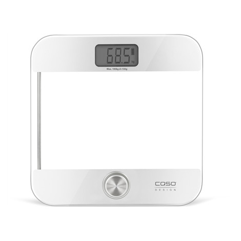 Caso Body Energy Ecostyle personal scale 3416 Maximum weight (capacity) 180 kg, Accuracy 100 g, White/Grey, Without batteries