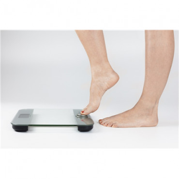 Caso Body Energy Ecostyle personal scale 3416 Maximum weight (capacity) 180 kg, Accuracy 100 g, White/Grey, Without batteries