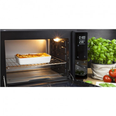 Caso Electronic Oven TO 32 Black, Easy to clean: Interior with high-quality anti-stick coating, Sensor touch, Height 34.5 cm, Wi