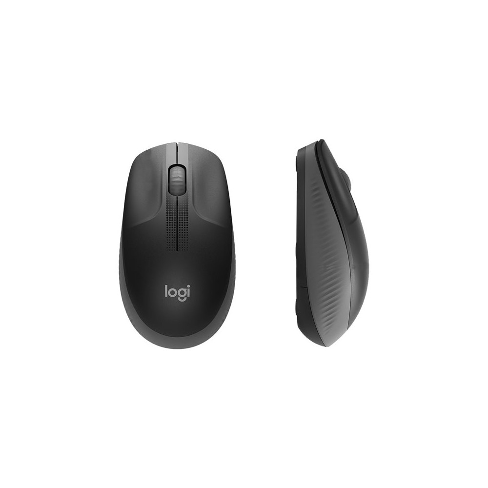 Logitech Full size Mouse M190 Wireless, Charcoal, USB