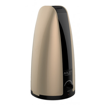 Humidifier Adler AD 7954 Gold, Type Ultrasonic, 18 W, Humidification capacity 100 ml/hr, Water tank capacity 1 L, Suitable for r