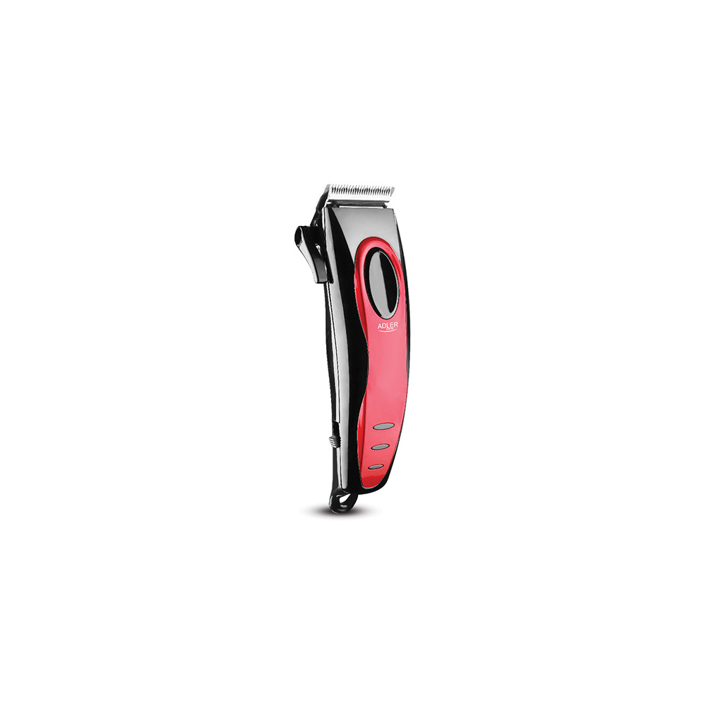 Adler Hair clipper AD 2825 Corded, Red