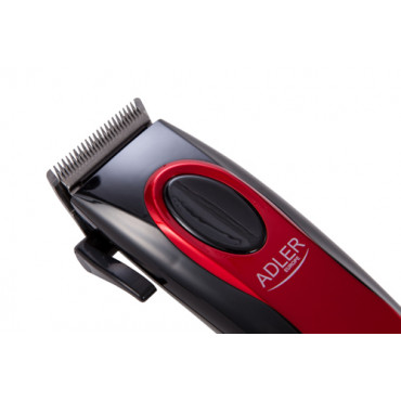 Adler Hair clipper AD 2825 Corded, Red