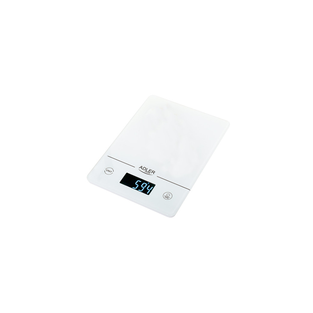 Adler Kitchen scales AD 3170 Maximum weight (capacity) 15 kg, Graduation 1 g, Display type LCD, White