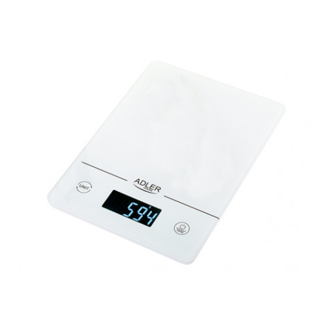 Adler Kitchen scales AD 3170 Maximum weight (capacity) 15 kg, Graduation 1 g, Display type LCD, White