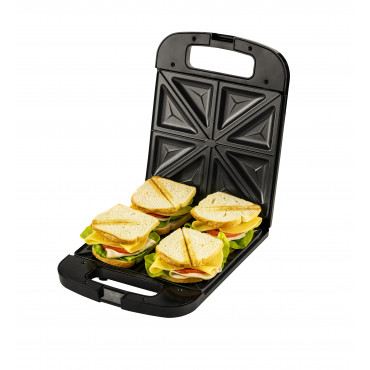 Adler Sandwich Maker AD 3055 200 W, Number of plates 4, Black