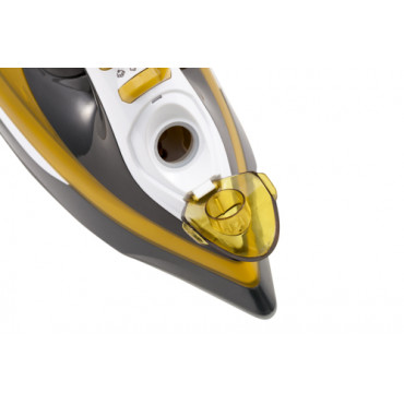 Camry Iron CR 5029 Steam Iron, 2400 W, Continuous steam 40 g/min, Steam boost performance 70 g/min, White/Black/Gold