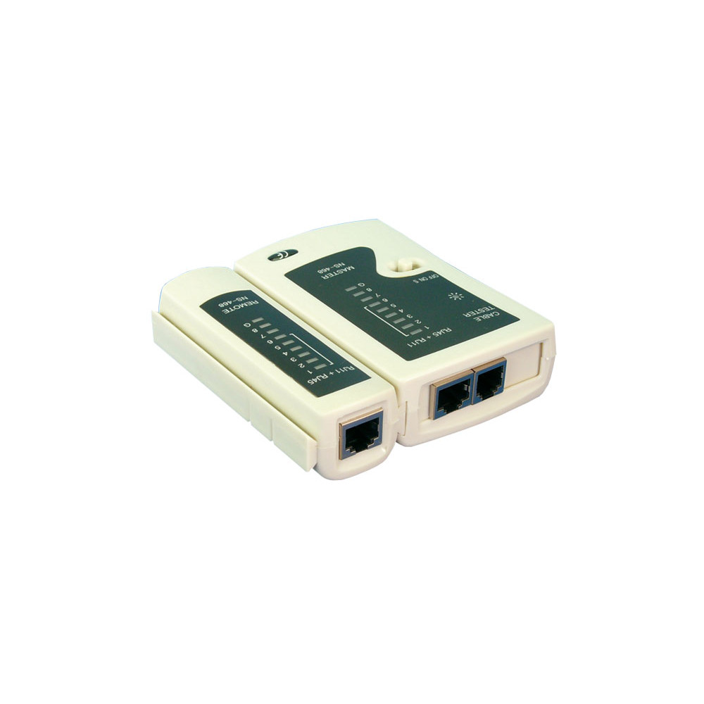 Logilink Cable tester for RJ11, RJ12 and RJ45 with remote unit