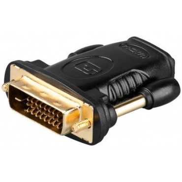 Goobay 68931 HDMI /DVI-D adapter, gold-plated