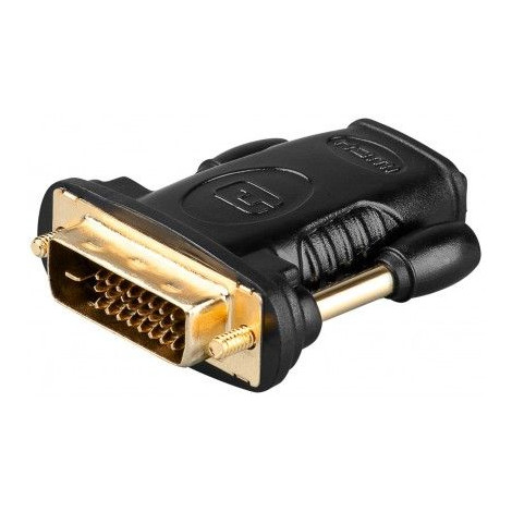 Goobay 68931 HDMI /DVI-D adapter, gold-plated