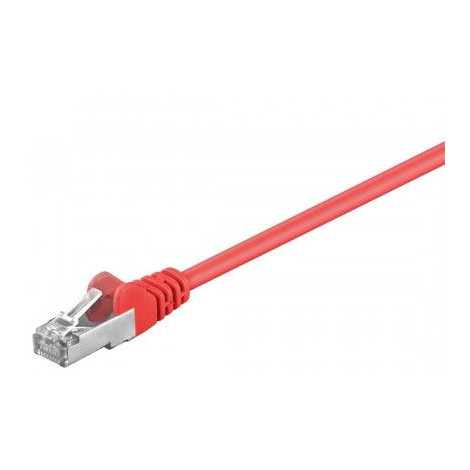 Goobay 50152 CAT 5e patchcable, F/UTP, red, 2m