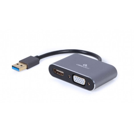 Cablexpert USB display adapter A-USB3-HDMIVGA-01 0.15 m, USB 3.0 Type-A