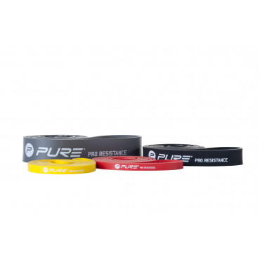 Pure2Improve Pro Resistance Band Extra Heavy Grey, 100% Latex