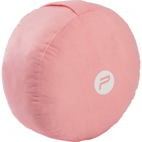 Pure2Improve Meditation Pillow Pink, Super Soft Velour Polyester Outer, Polypropylene/Cotton Filling