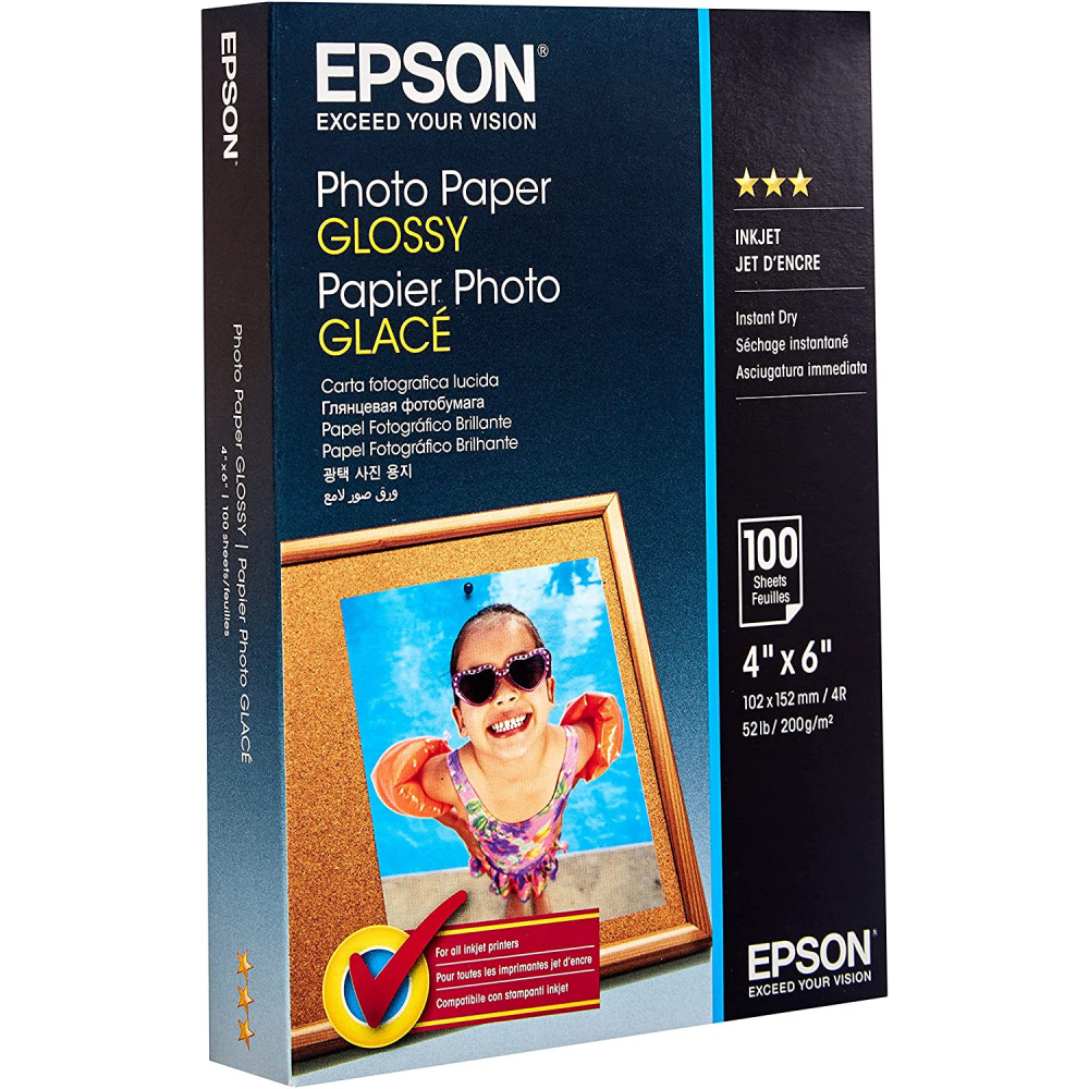 Epson Photo Paper Glossy 10 x 15 cm, 200 g/m