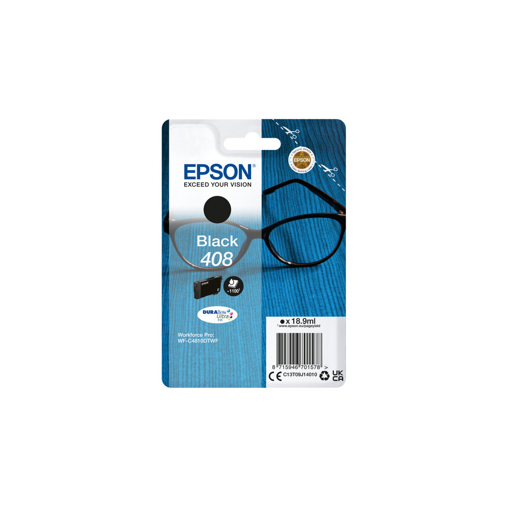 Epson DURABrite Ultra 408L Ink cartrige, Black