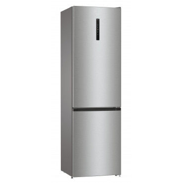 Gorenje Refrigerator NRK6202AXL4 Energy efficiency class E, Free standing, Combi, Height 200 cm, No Frost system, Fridge net cap