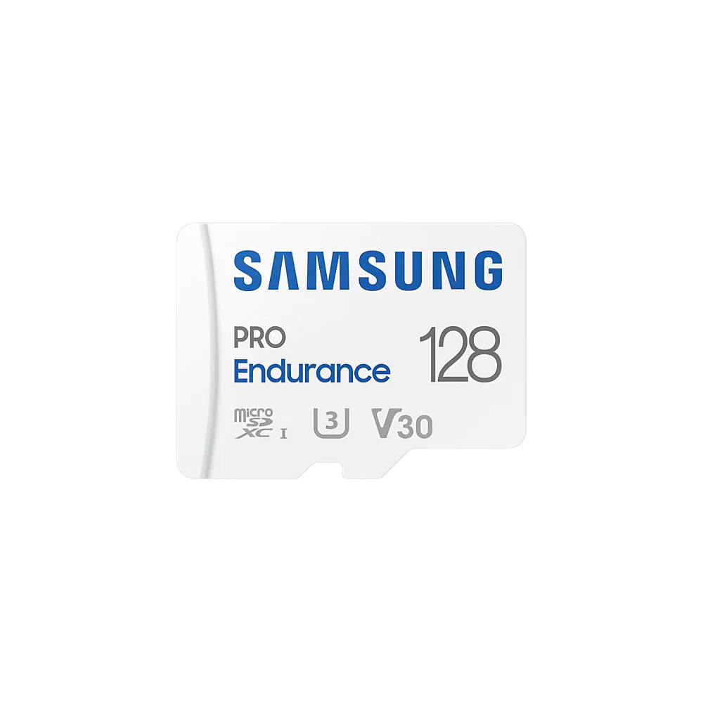 Samsung PRO Endurance MB-MJ128KA/EU 128 GB, MicroSD Memory Card, Flash memory class U3, V30, Class 10, SD adapter