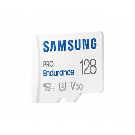 Samsung PRO Endurance MB-MJ128KA/EU 128 GB, MicroSD Memory Card, Flash memory class U3, V30, Class 10, SD adapter