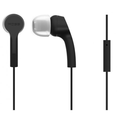 Koss Headphones KEB9iK In-ear, 3.5mm (1/8 inch), Microphone, Black,