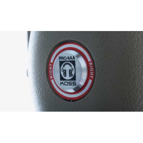 Koss Headphones PRO4AA Headband/On-Ear, 6.35mm ( 1/4inch), Titanium/Black,