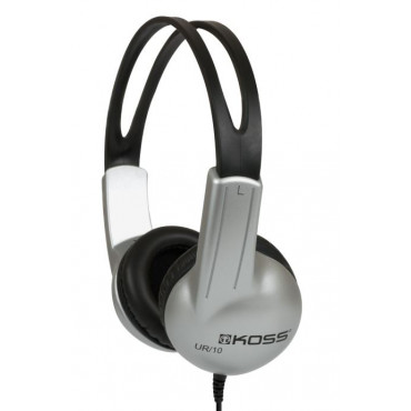 Koss Headphones UR10 Headband/On-Ear, 3.5mm (1/8 inch), Silver/Black,
