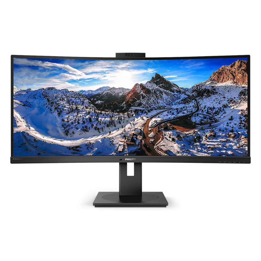 Philips Curved UltraWide 346P1CRH 34 ", VA, WQHD, 3440 x 1440, 21:9, 4 ms, 500 cd/m , Black
