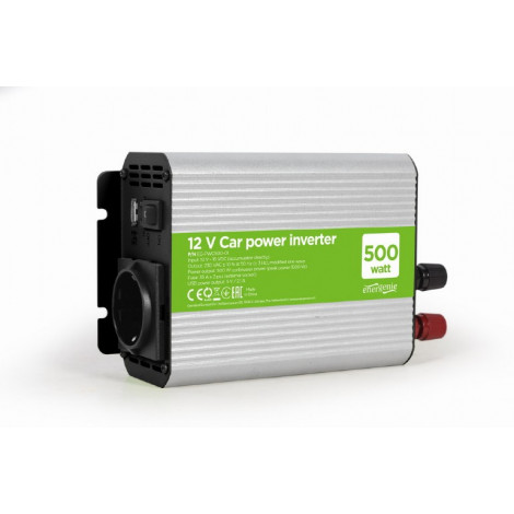 Gembird 12 V Car power inverter, 500 W EG-PWC500-01