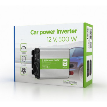 Gembird 12 V Car power inverter, 500 W EG-PWC500-01
