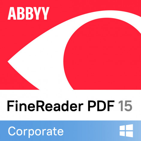 ABBYY FineReader PDF 15 Corporate, Single User License (ESD), Subscription 1 year