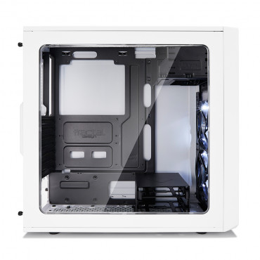 Fractal Design Focus G FD-CA-FOCUS-WT-W Side window, Left side panel - Tempered Glass, White, ATX, Power supply included No