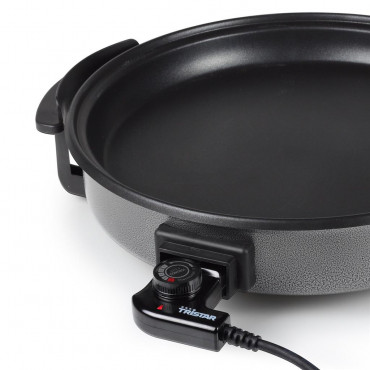 Tristar Multifunctional grill pan PZ-2964 Grill, Diameter 40 cm, 1500 W, Lid included, Fixed handle, Black