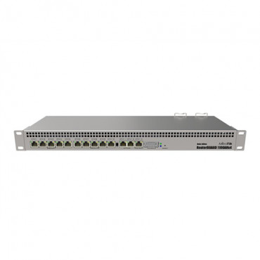 MikroTik Router Switch RB1100AHx4 Dude Edition 10/100/1000 Mbit/s, Ethernet LAN (RJ-45) ports 13, 1 GB, Rack mountable, 2x M.2, 