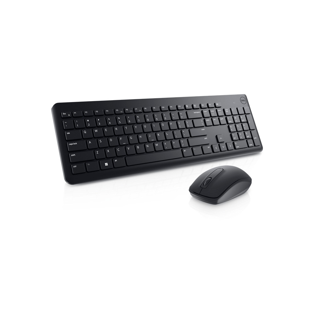 Dell Keyboard and Mouse KM3322W Keyboard and Mouse Set, Wireless, Batteries included, US, Black