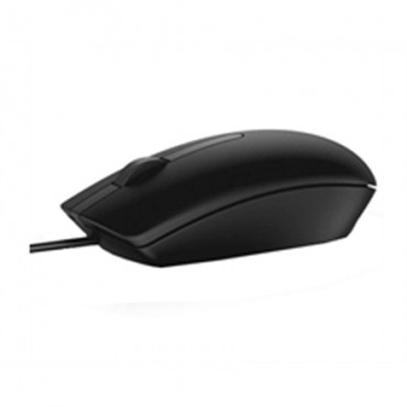 Dell Optical Mouse MS116 Cable, Black, USB 2.0, Black