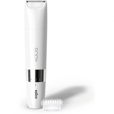 Braun Body Mini Trimmer BS1000 Number of power levels 1, Wet & Dry, White