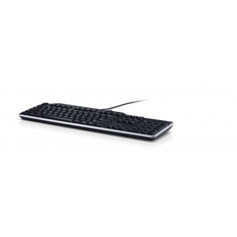 Dell KB-522 Multimedia, Wired, Keyboard layout EN, Hi-Speed USB 2.0, Black, English, Numeric keypad