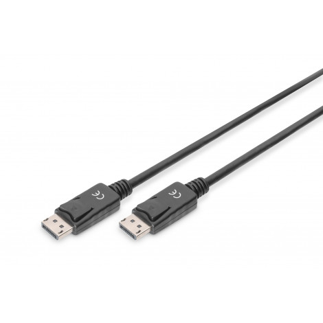 Digitus DisplayPort Connection Cable AK-340100-010-S Black, DP to DP, 1 m